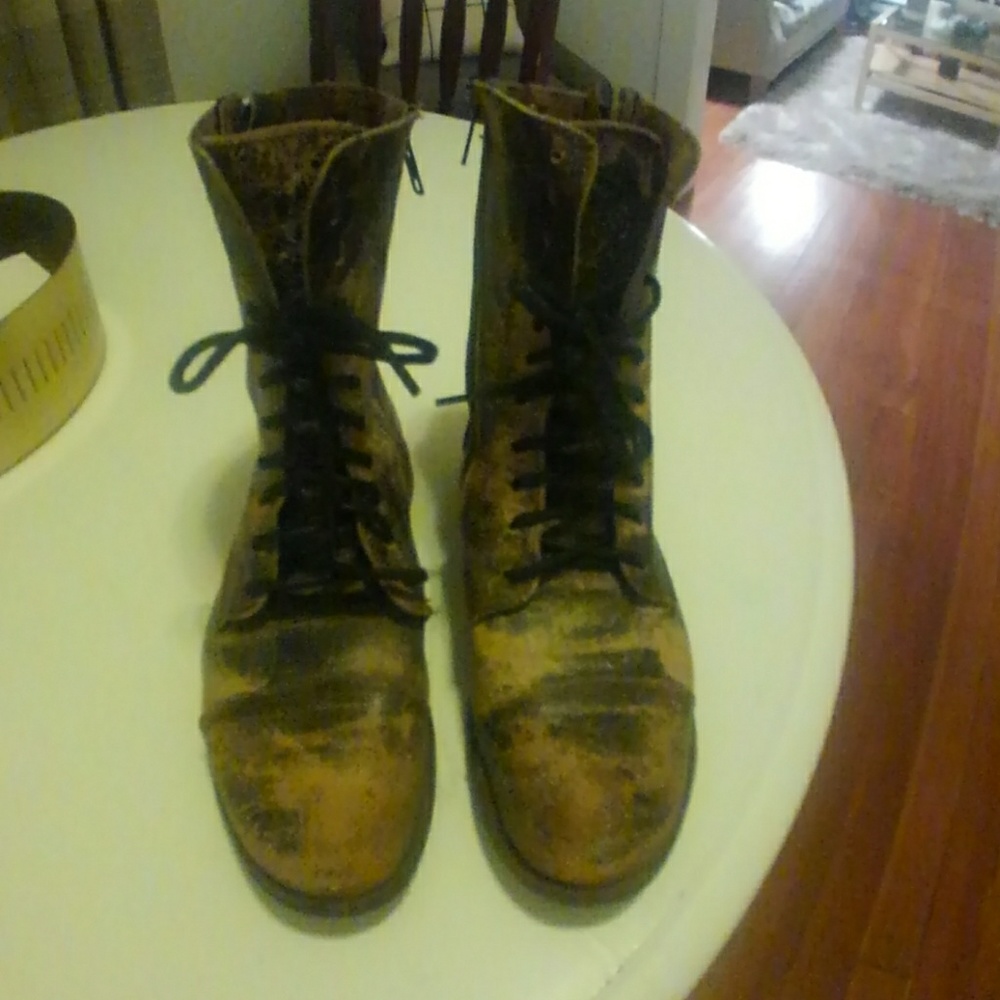 Bed Stu Combat boots women's
